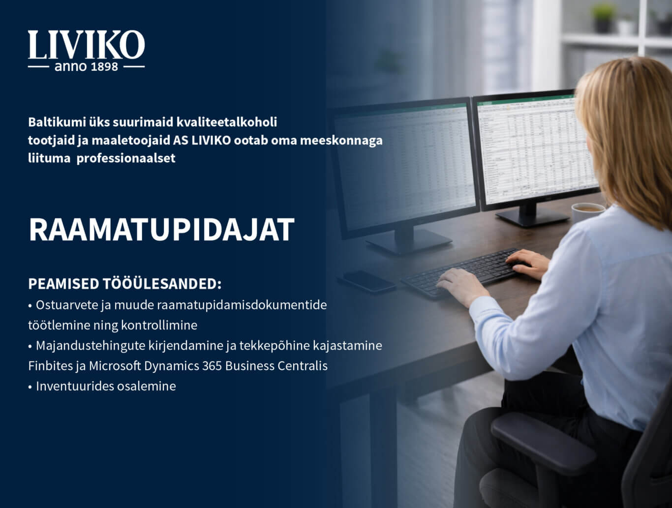 Otsime oma meeskonda raamatupidajat